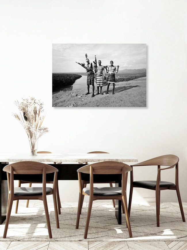 Karo Tribe, Äthiopien – Fotokunst von Victoria Knobloch als Poster oder Acrylglasbild