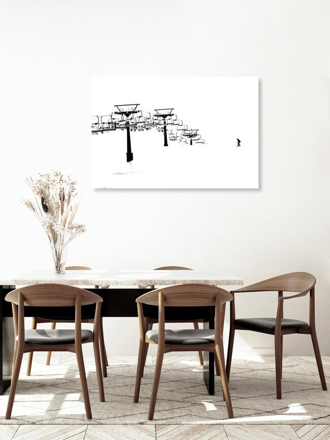 Snow, (country) – Fotokunst von Sascha Hoffmann-Wacker als Poster oder Acrylglasbild