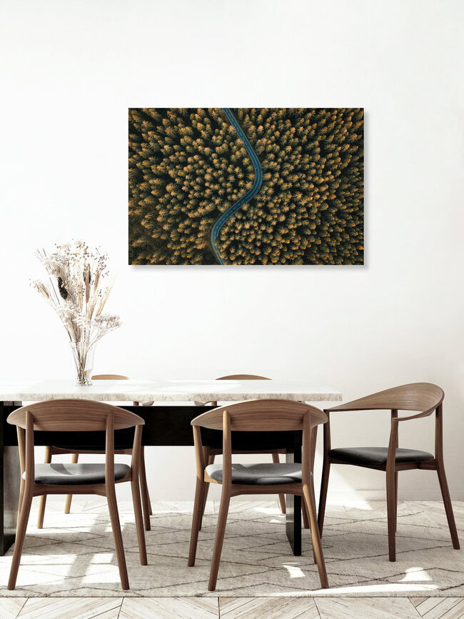 Curvy Road, Germany – wall art by Lina Jakobi as Poster or Acrylic Glass Print