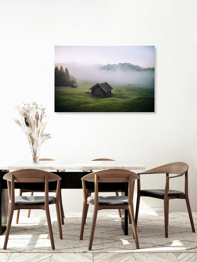 A morning in the alps, Germany – wall art by André Alexander as Poster or Acrylic Glass Print