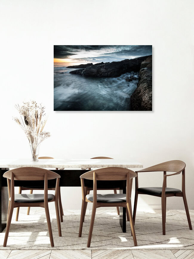 Lofoten Evening, Norwegen – Fotokunst von Sebastian Worm als Poster oder Acrylglasbild