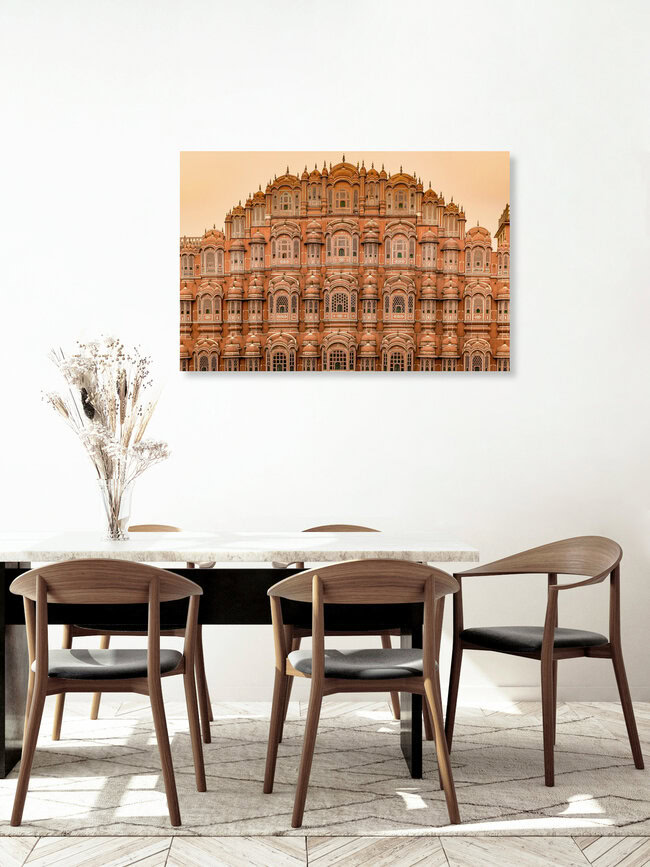 Hawa Mahal - Palast der Winde, Indien – Fotokunst von Thomas Herzog als Poster oder Acrylglasbild