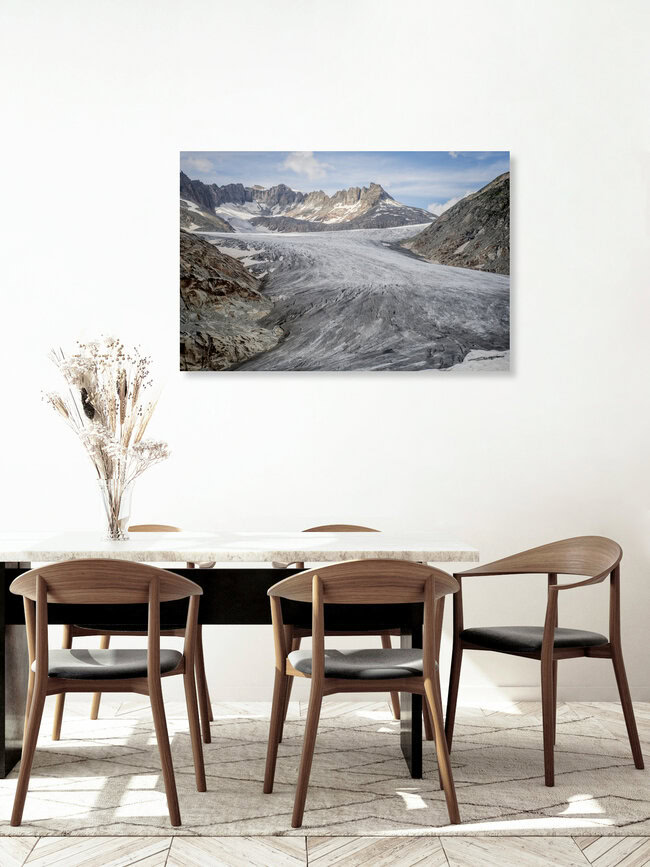 Wallis - Aletschgletscher VII, Schweiz – Fotokunst von Susanne Krauss als Poster oder Acrylglasbild