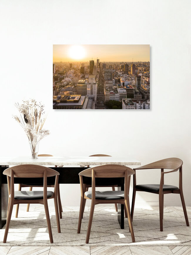 Urbaner Horizont, Argentinien – Fotokunst von Christian Köster als Poster oder Acrylglasbild