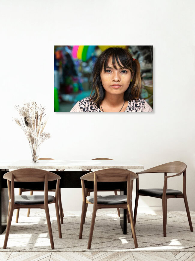 Toy Store, Myanmar – Fotokunst von Miro May als Poster oder Acrylglasbild