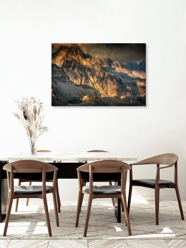 Gebirgslandschaft in der Hohen Tatra, Slowakei – Fotokunst von Mikolaj Gospodarek als Poster oder Acrylglasbild