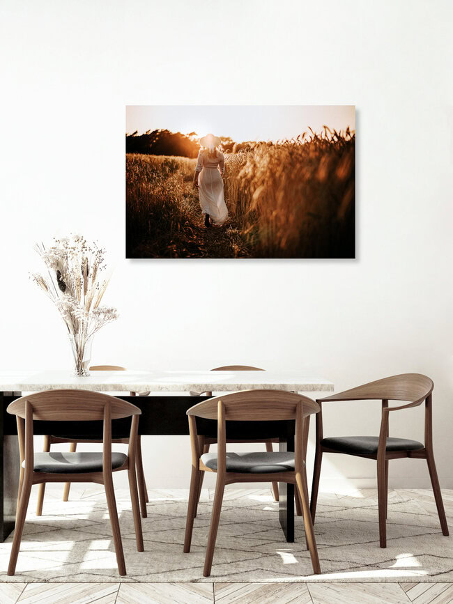Sunset Walk, Deutschland – Fotokunst von Danny Schöning als Poster oder Acrylglasbild