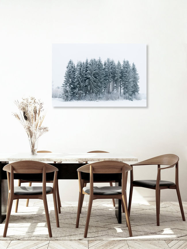 A small Snowy Forest, Finland – wall art by Pekka Liukkonen as Poster or Acrylic Glass Print