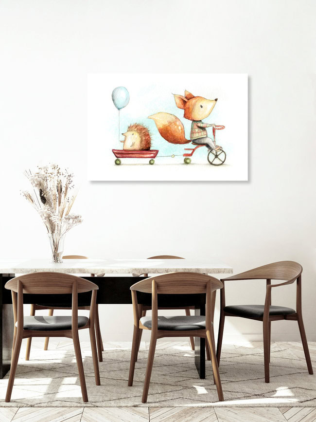 'Best Friends' – Wall Art by Mike Koubou as Poster or Acrylic Glass Print