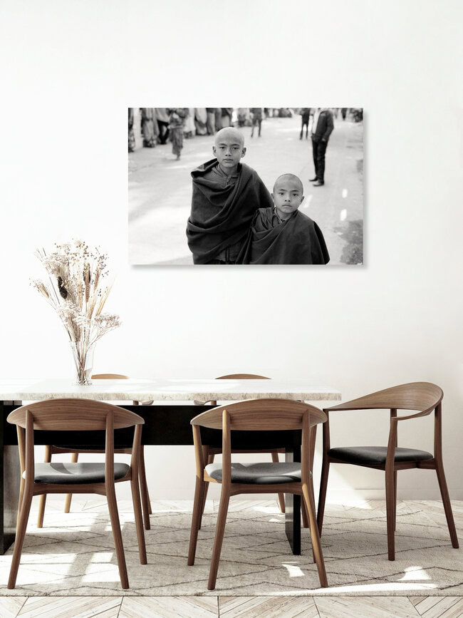 Novices, India – wall art by Alexander Fitterling as Poster or Acrylic Glass Print