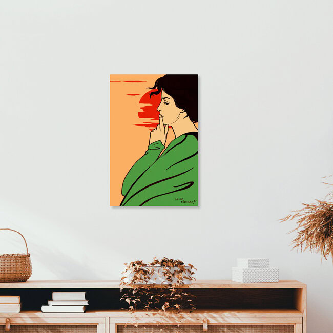 Wandbild 'Henri Meunier: L’Heure du Silence (1897)' – Kunst von Vintage Collection als Poster oder Acrylglasbild