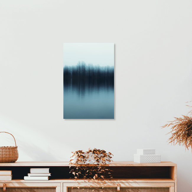 Winter am See, Deutschland – Fotokunst von Manuela Deigert als Poster oder Acrylglasbild