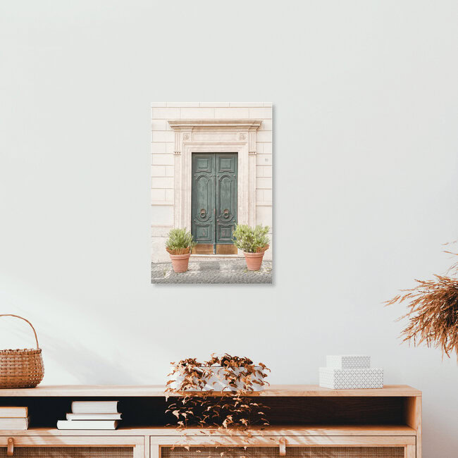 Old wooden door in Rome, Italy, Italy – wall art by Henrike Schenk as Poster or Acrylic Glass Print