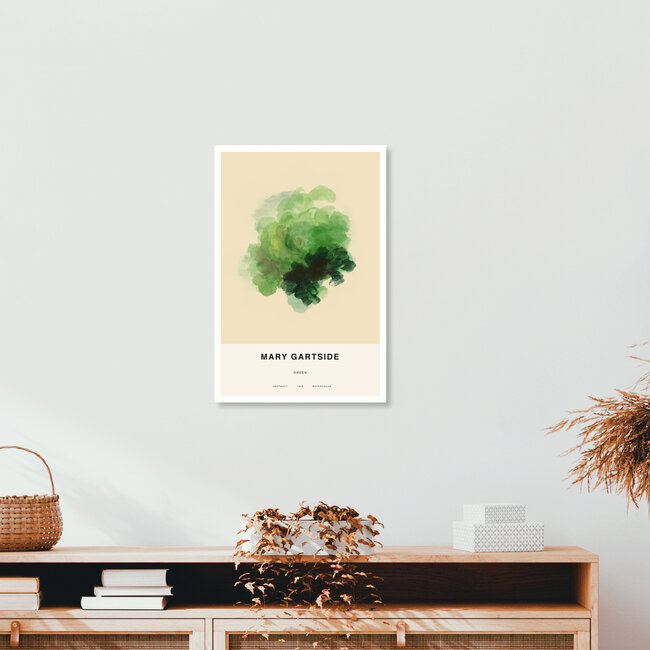 Wandbild 'Mary Gartside: Grün' – Kunst von Art Classics als Poster oder Acrylglasbild