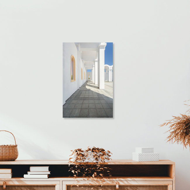 Nur-Astana-Moschee, Kazakhstan – Fotokunst von Waldemar Merger als Poster oder Acrylglasbild