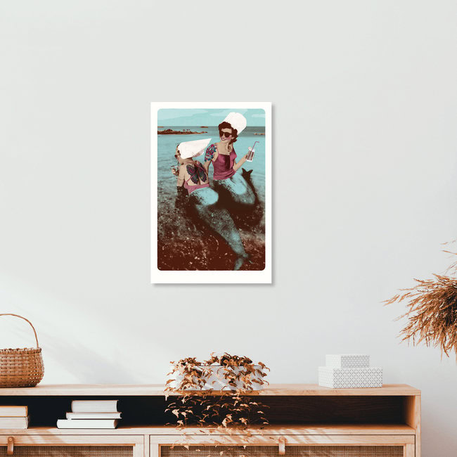 Wandbild 'Vacances en Bretagne /5' – Kunst von Larvol Marianne als Poster oder Acrylglasbild