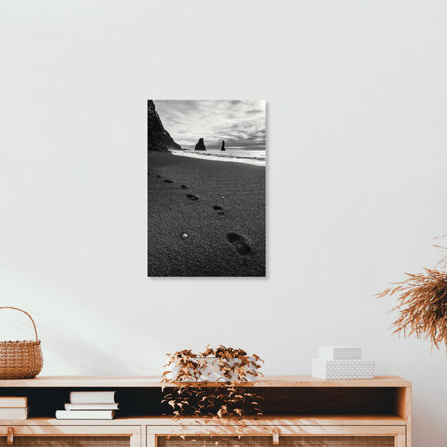 black beach, Island – Fotokunst von Christian Schipflinger als Poster oder Acrylglasbild