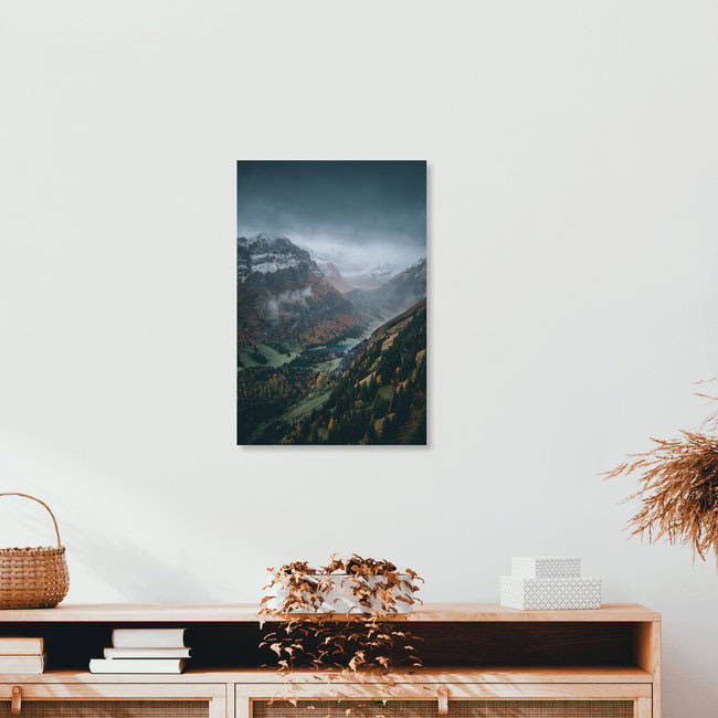 Autumn in the alps, Switzerland – wall art by Dorian Baumann as Poster or Acrylic Glass Print