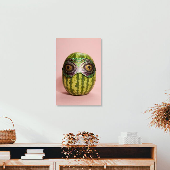 Snake Watermelon, Belgium – wall art by Loulou von Glup as Poster or Acrylic Glass Print