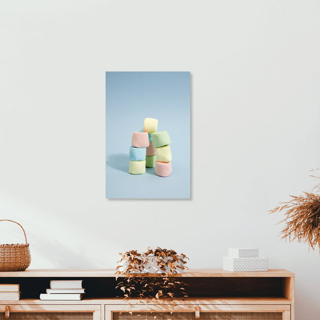 Marshmallow, Belgien – Fotokunst von Loulou von Glup als Poster oder Acrylglasbild