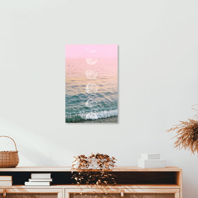 'Moontime on the Beach' – Wall Art by Emanuela Carratoni as Poster or Acrylic Glass Print