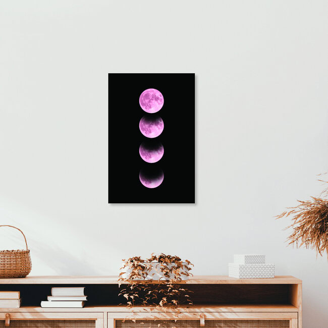 'Pink Moon' – Wall Art by Emanuela Carratoni as Poster or Acrylic Glass Print
