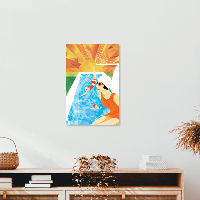 Wandbild 'Deco Swimmers' – Kunst von Katherine Blower als Poster oder Acrylglasbild