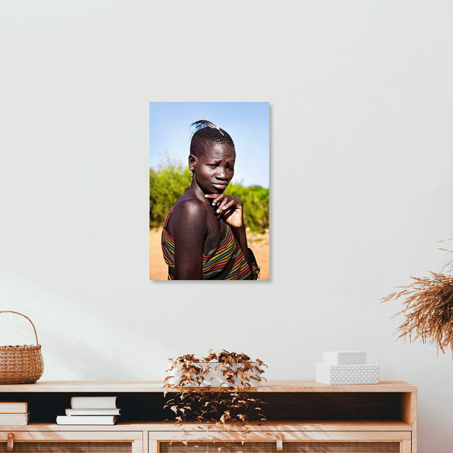 Karamojong, Uganda – wall art by Victoria Knobloch as Poster or Acrylic Glass Print