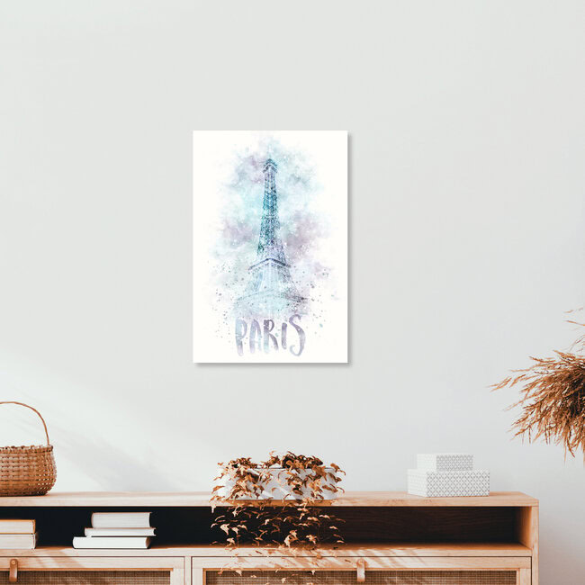 Modern Art EIFFEL TOWER | Watercolor, France – wall art by Melanie Viola as Poster or Acrylic Glass Print