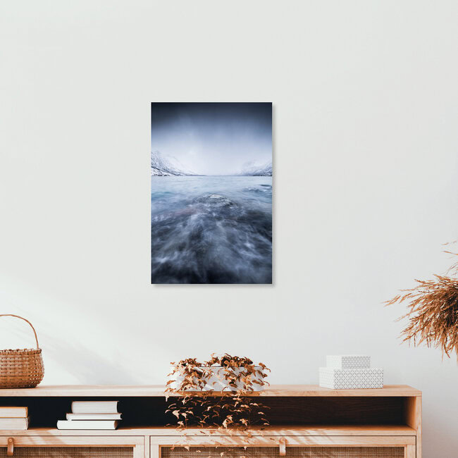 Arctic Storm, Norwegen – Fotokunst von Sebastian Worm als Poster oder Acrylglasbild