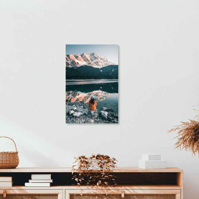 Eibsee / Zugspitze, Deutschland – Fotokunst von Christian Becker als Poster oder Acrylglasbild