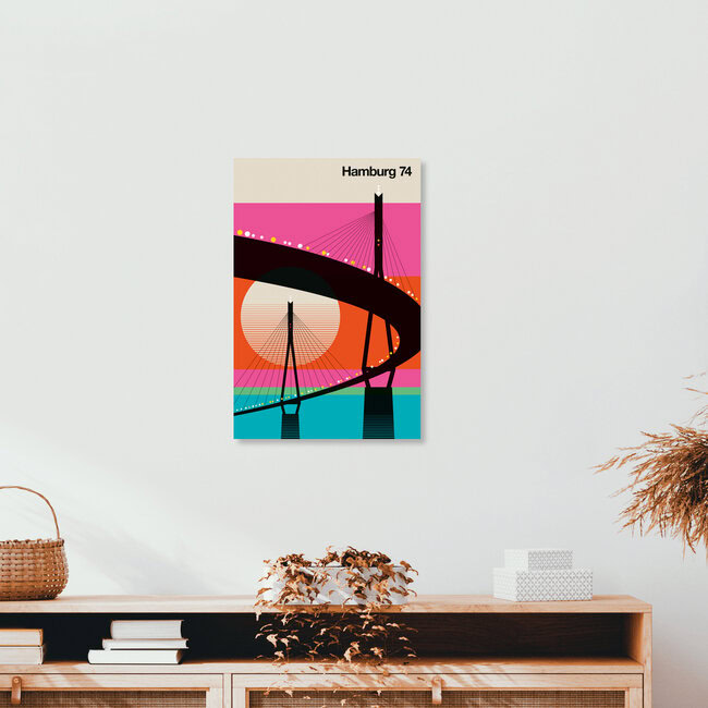 Wandbild 'Hamburg 74' – Kunst von Bo Lundberg als Poster oder Acrylglasbild