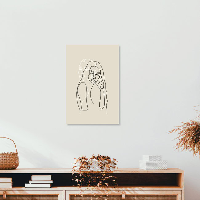 'Alma & Wanda' – Wall Art by Julia Hariri as Poster or Acrylic Glass Print