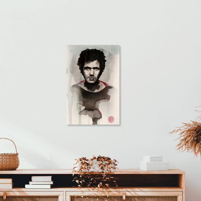 'Lucio Battisti' – Wall Art by David Diehl as Poster or Acrylic Glass Print