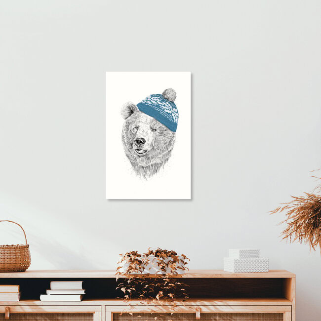 Wandbild 'Hello winter' – Kunst von Balazs Solti als Poster oder Acrylglasbild