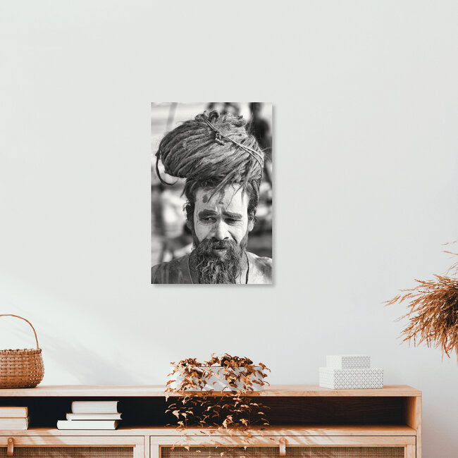 Ascetic, India – wall art by Jagdev Singh as Poster or Acrylic Glass Print