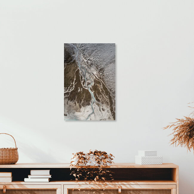 Glacier du Moiry River, Switzerland – wall art by Jordi Saragossa as Poster or Acrylic Glass Print
