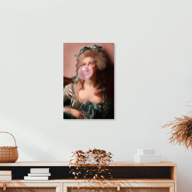 'Bubblegum Princess' – Wall Art by Jonas Loose as Poster or Acrylic Glass Print