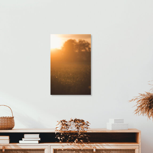 baum, abendrot, himmel, silhouette, landschaft, sonnenaufgang, sonne, natur, cloud, orange, rot, winter, abenddämmerung, abend, feld, dawn, horizont, land, schönheit, schön, blau, farbe, ast, Germany – wall art by Robert Hagstotz as Poster or Acrylic Glass Print
