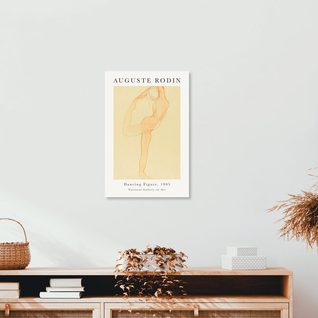 Wandbild 'Dancing Figure von Auguste Rodin' – Kunst von Art Classics als Poster oder Acrylglasbild