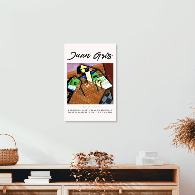 'Pipe et Journal by Juan Gris' – Wall Art by Art Classics as Poster or Acrylic Glass Print