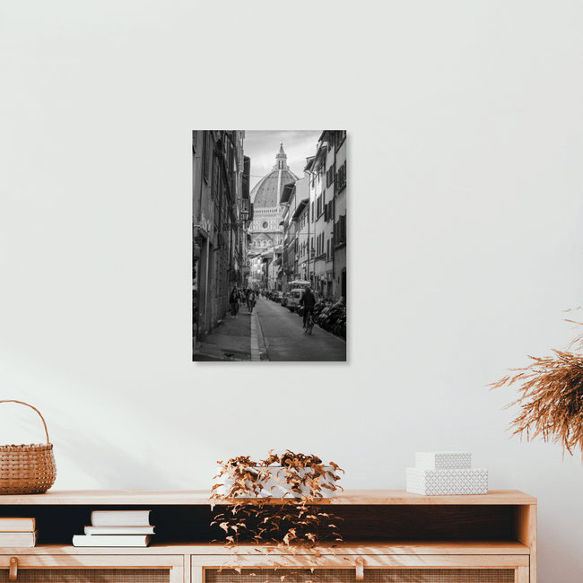 Streetscene Florence 02, Italy – wall art by Roman Becker as Poster or Acrylic Glass Print