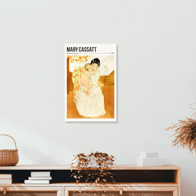 'Maternal Caress by Mary Cassatt' – Wall Art by Art Classics as Poster or Acrylic Glass Print