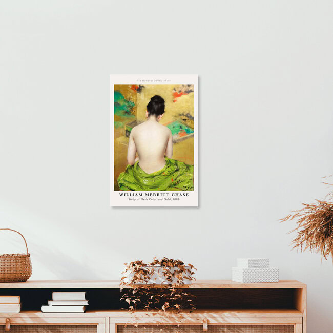 'William Merritt Chase: Study of Flesh Color and Gold (1888)' – Wall Art by Art Classics as Poster or Acrylic Glass Print
