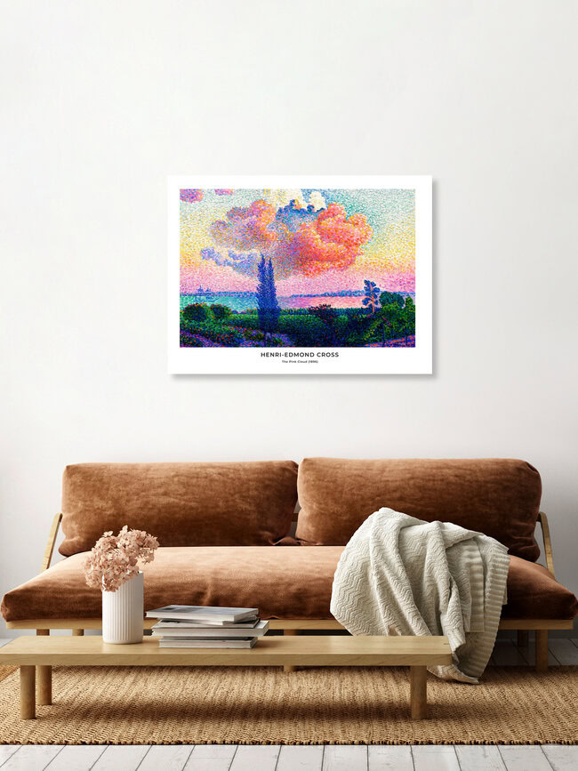 'Henri-Edmond Cross: The Pink Cloud - exhibition poster' – Wall Art by Art Classics as Poster or Acrylic Glass Print