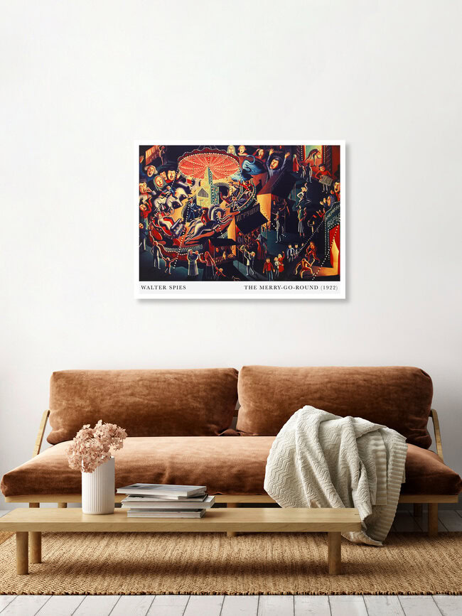 'Walter Spies: The Merry-go-round' – Wall Art by Art Classics as Poster or Acrylic Glass Print