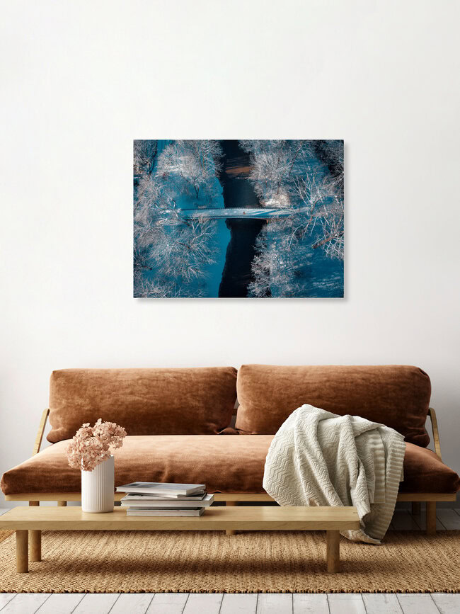Winterspaziergang, Deutschland – Fotokunst von Dennis Schmelz als Poster oder Acrylglasbild