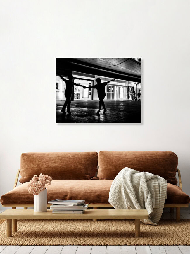 street dancing, China – Fotokunst von Rob Smith als Poster oder Acrylglasbild