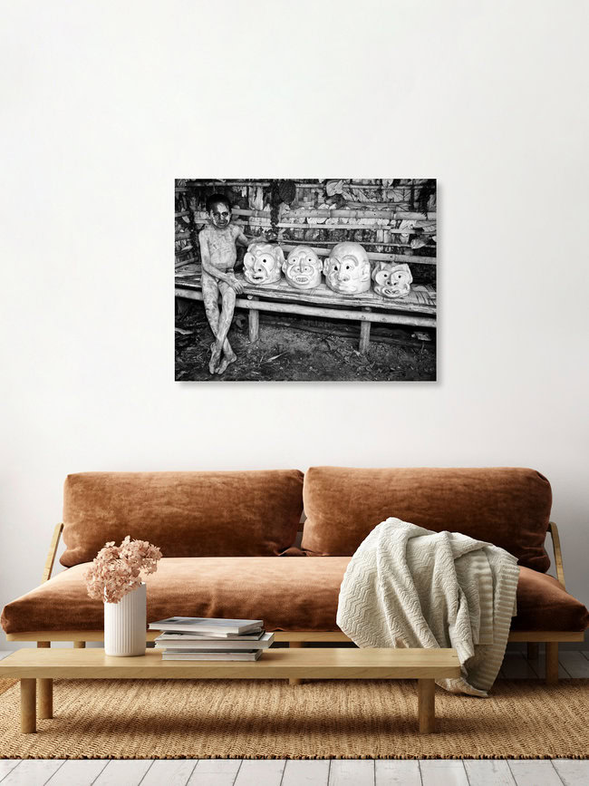 Osara Mudboy, Papua New Guinea – wall art by Ingetje Tadros as Poster or Acrylic Glass Print