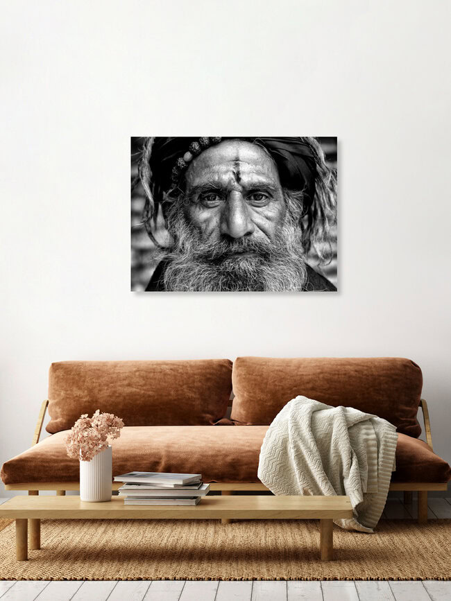 the story of life, Nepal – wall art by Jagdev Singh as Poster or Acrylic Glass Print